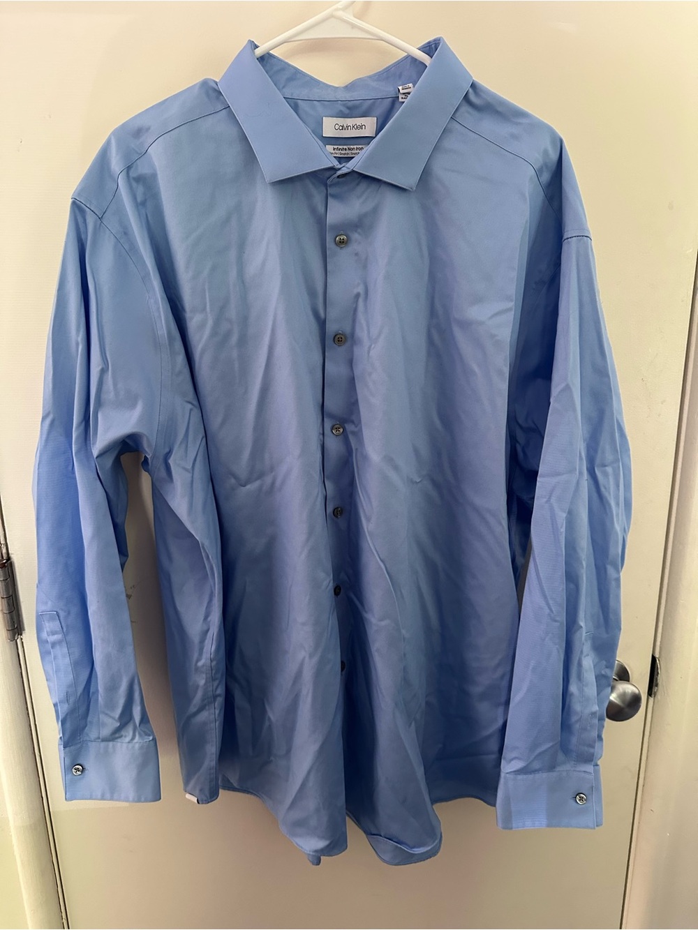 Calvin Klein Light Blue Classic Fit Dress Shirt